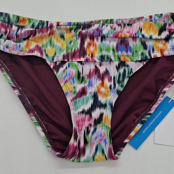 BLEU Rod Beattie Shirred Side Tie Hipster Bikini Bottom Multicolor 8 - Picture 4 of 10